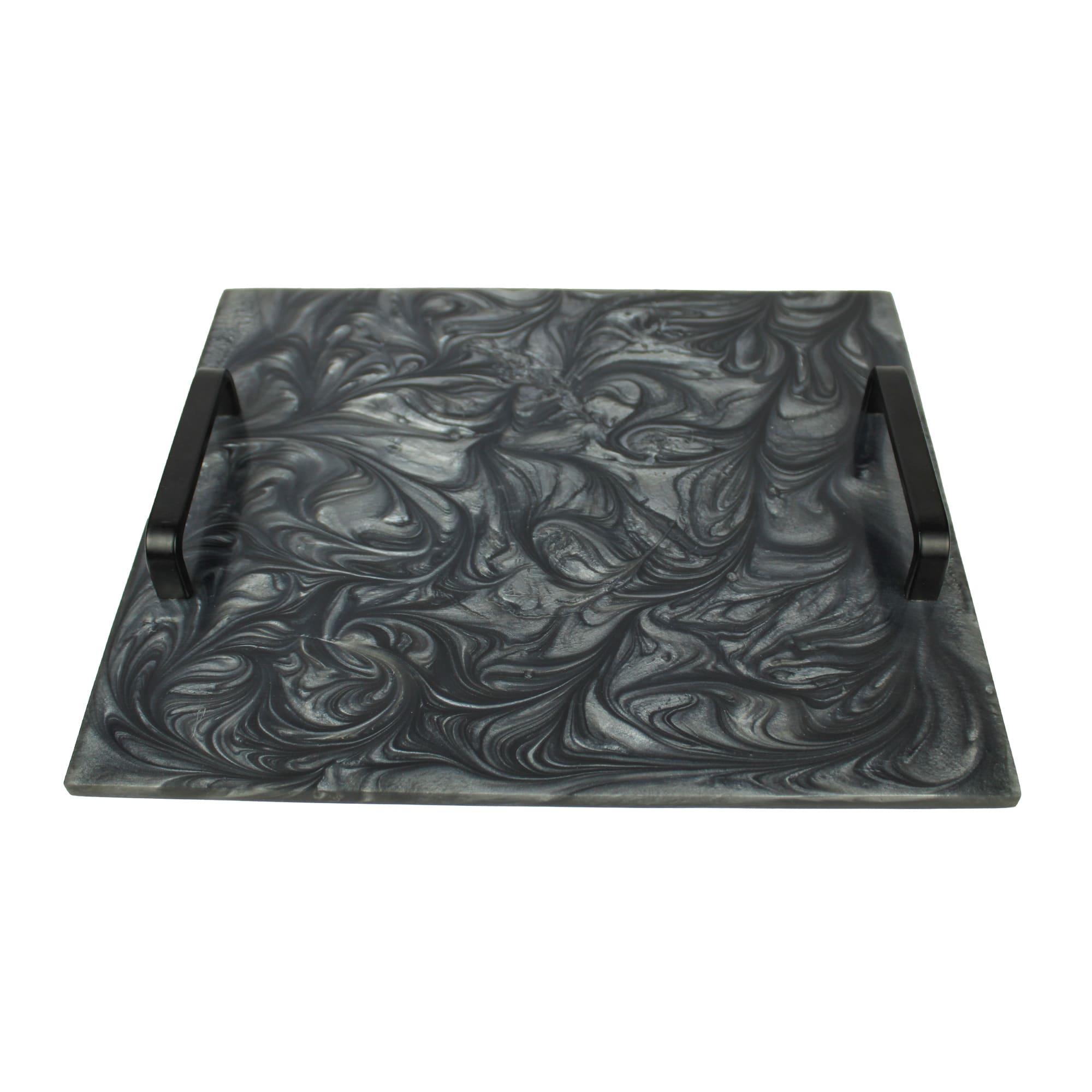 Black Resin Utility Tray-TH-4946